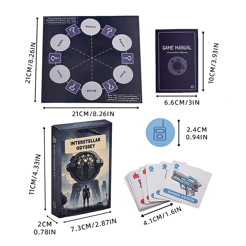 Interstellar Odyssey: Strategic Puzzle Game for 3-6 Players, Ages 10+ – Conquer Planets, Command Armies, and Forge Alliances 6