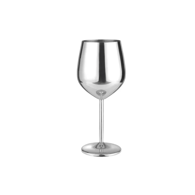 304 stainless steel copper plated single-layer goblet cocktail glass 500 ml wine glass champagne