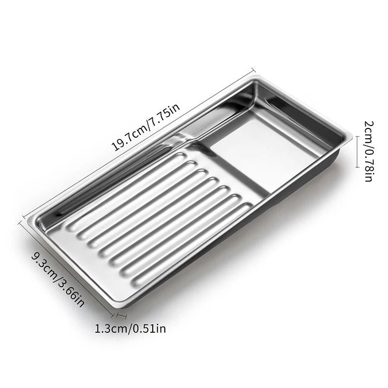 Stainless Steel Nail Tool Special Disinfection Tray Nail Tools Portable Storage Plate Tool Display Rack nail art tools nail tool sterilizer manicure tool disinfection box