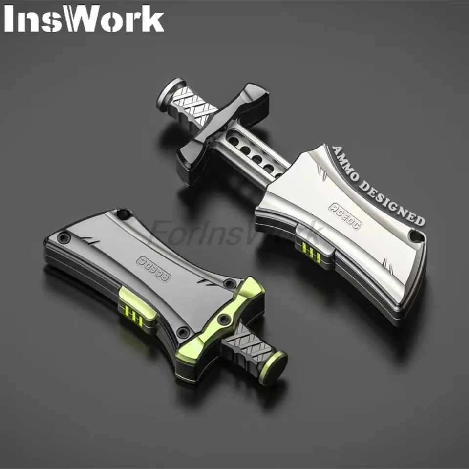 ACEdc Zirconium Stock Master Sword Mechanical Non-magnetic Push