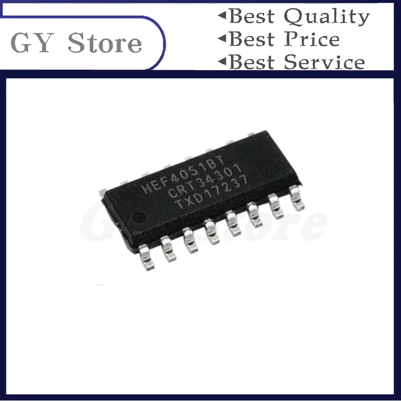 

10 шт. HEF4051BT HEF4051 SOP-16 Новый и оригинальный