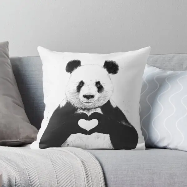 

All You Need Is Love Printing Throw Pillow Cover Soft Fashion Comfort Home Throw Car Bed Sofa Pillows not include One Side