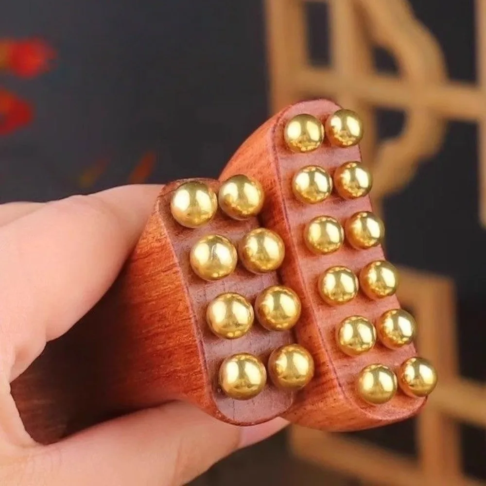 Reduce Puffiness Rosewood Massager Face Lifting and Tightening Natural Material Brass Meridian Brush Skin Scraping