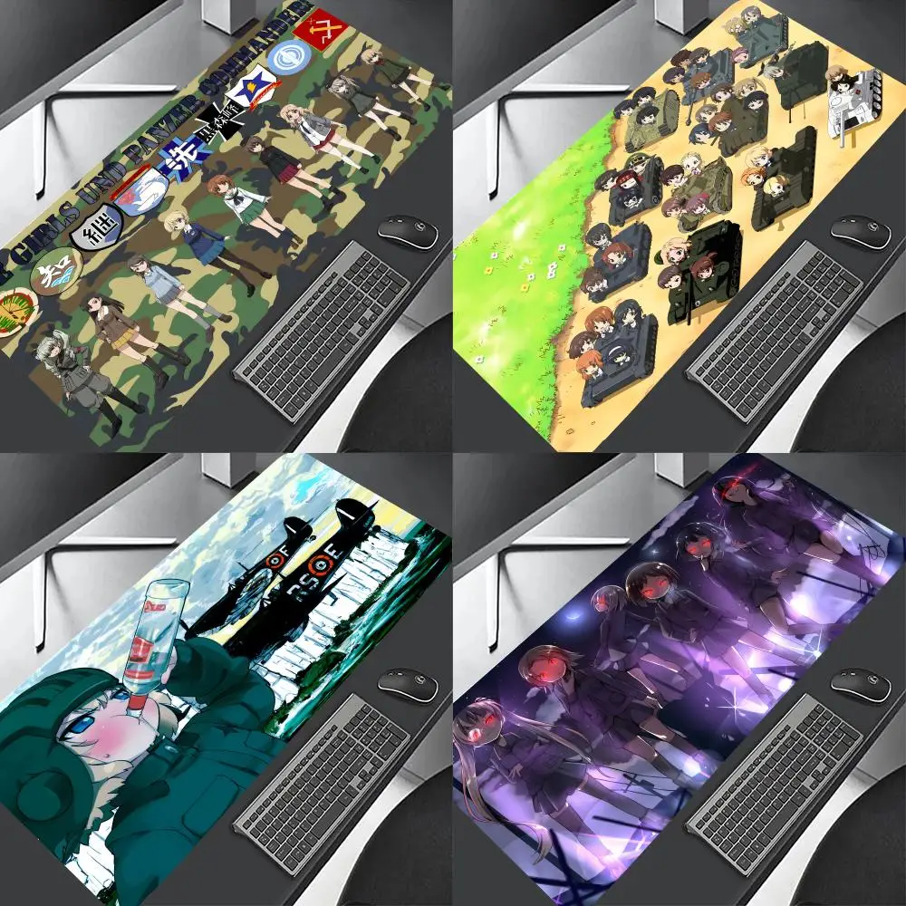 Cartoon G-Girls Und Panzers-S  Mouse Pad Professional E-Sports Mouse Pad Fine Surface Gaming Rubber Mouse Pad Smooth Desk Pad