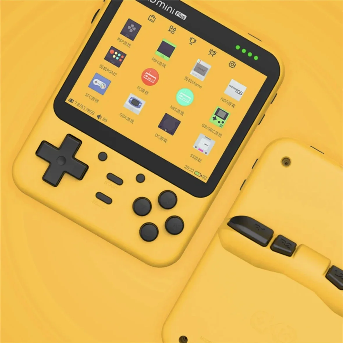 GKD-MINI Plusレトロポータブルビデオゲームコンソール,IPS画面,Wi-Fi 