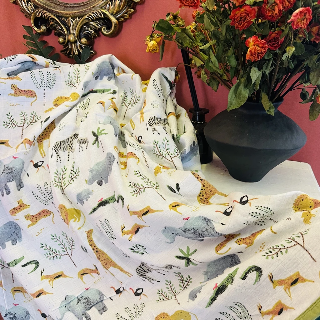 Cotton Muslin Blanket Cotton Gauze Blanket Cotton Blanket Cotton Swaddle Swaddle Blanket Cotton Knit Blanket Custom Blanket Organic Cotton European Styles Swaddle Blanket Customize Designs