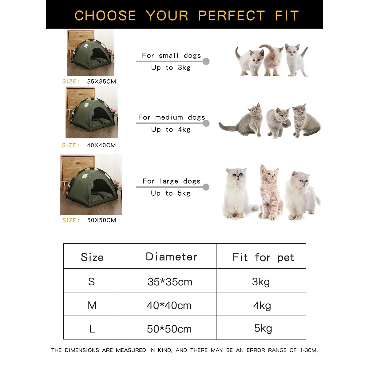 Title 1, Basket Beds Clamshell Kitten Tents Cat Pet Ten...