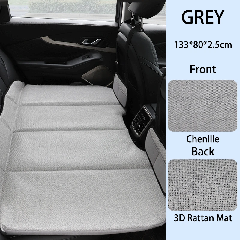 Universal Portable Folding Bed Car Rear Mattress Simple Travel Bed Double Sided Usable Sleeping Pad Summer Rattan Mattress