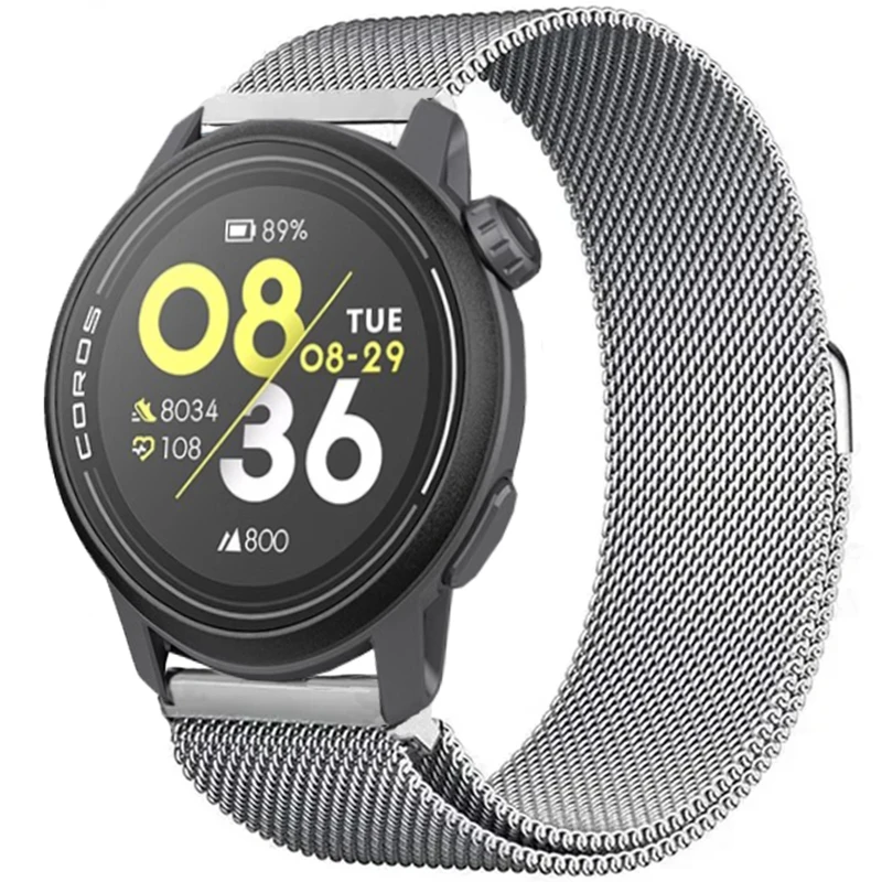 Sleek Metal Milanese Magnetic Bracelet for Smartwatches (20mm & 22mm)