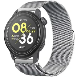 Sleek Metal Milanese Magnetic Bracelet for Smartwatches (20mm & 22mm) (Silver)