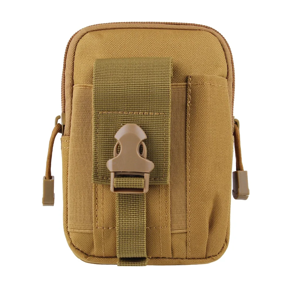 Outdoor Men Waist Pack Bag Pouch Waterproof Tactical Military Sport Hunting Belt Nylon Mobile Phone Bags Travel Tools
