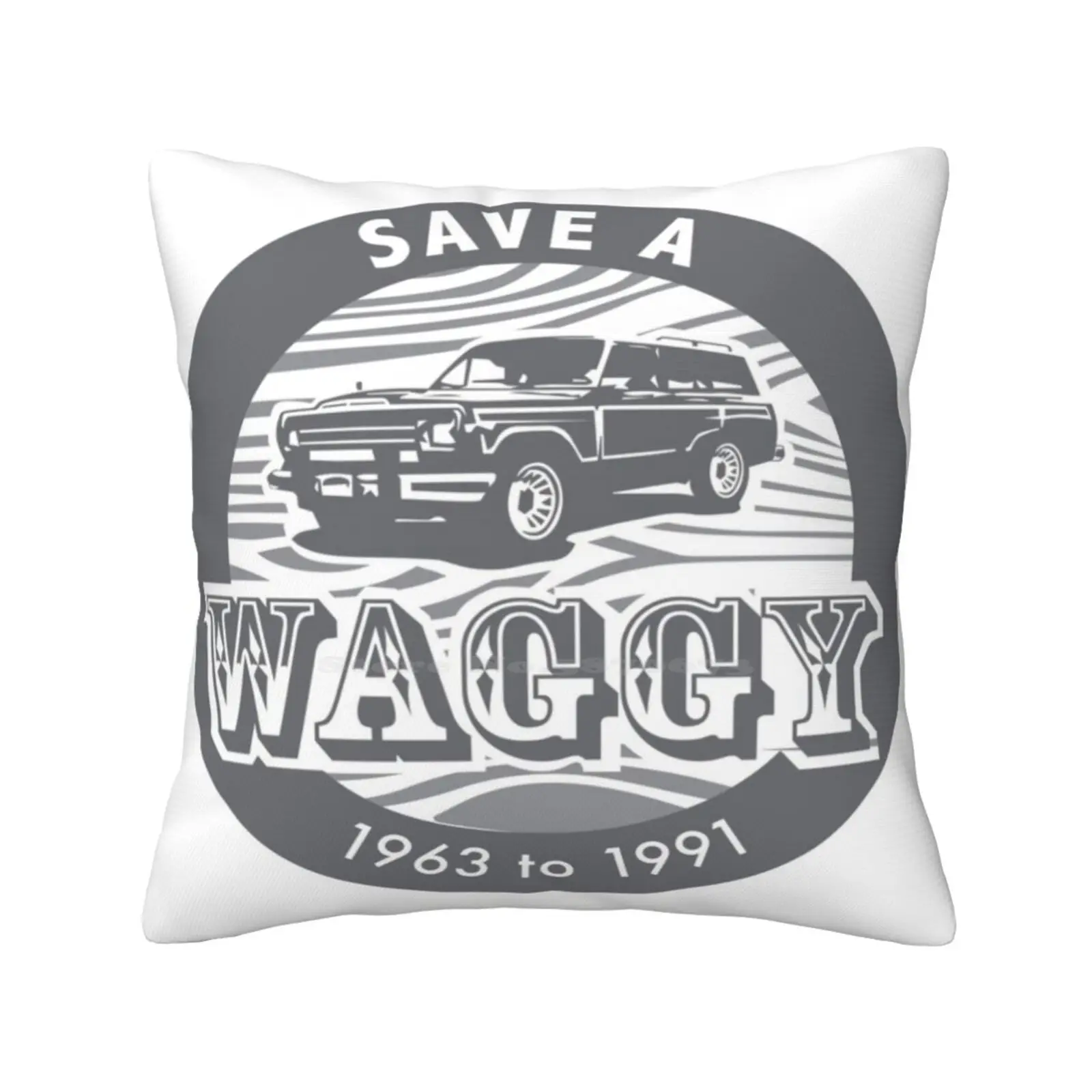 Save A Waggy Grey Home Sofa Car Waist Throw Federa Grand Wagoneer Save A Waggy