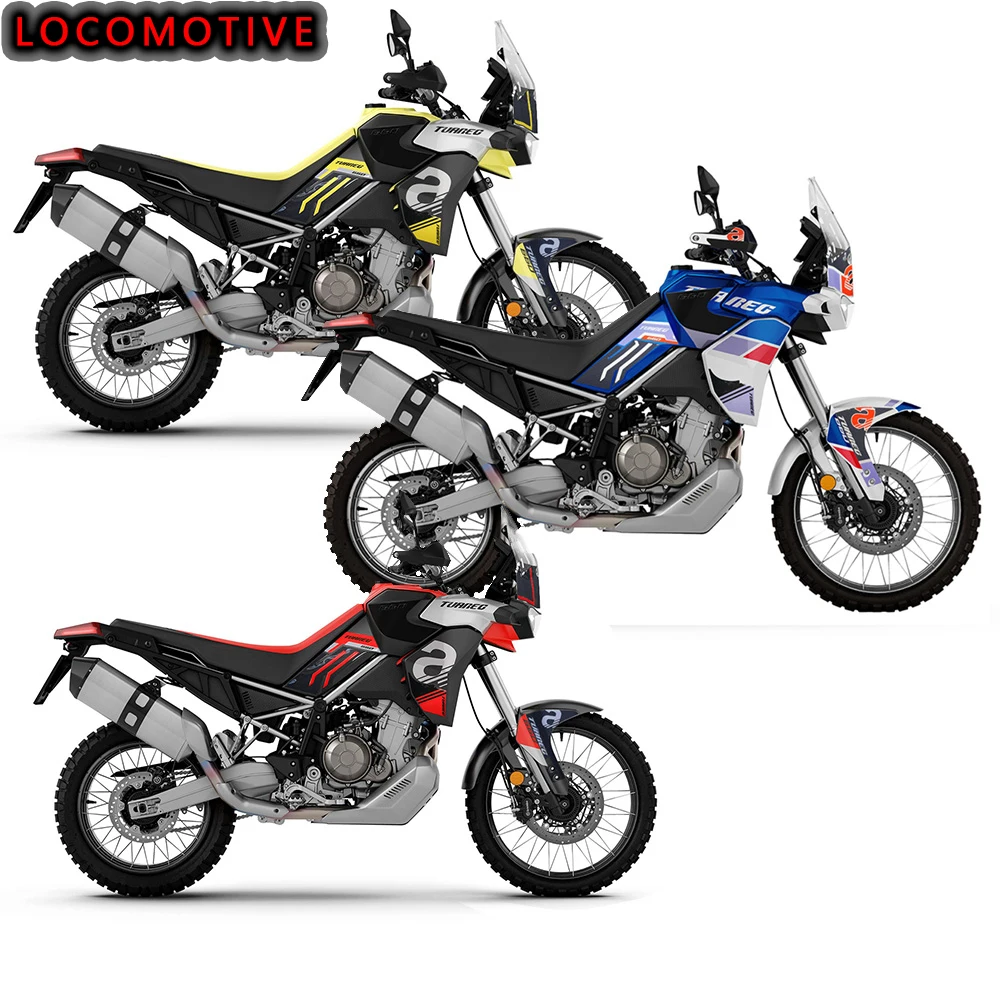 Nuovo Tuareg 660 Adesivi 3D Kit Di Protezione Adesivo In Resina Epossidica Serbatoio Pad Per Aprilia Tuareg 660 2022-2023