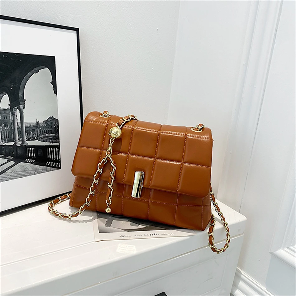 

Новые маленькие сумки через плечо из искусственной кожи с клапаном для женщин, роскошные однотонные сумки на плечо, женская сумка для телефона