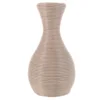 Woven Flower Tall Decorative Containers European Woven Plastic Vase Style Beige Braided Plastic Lasting 5