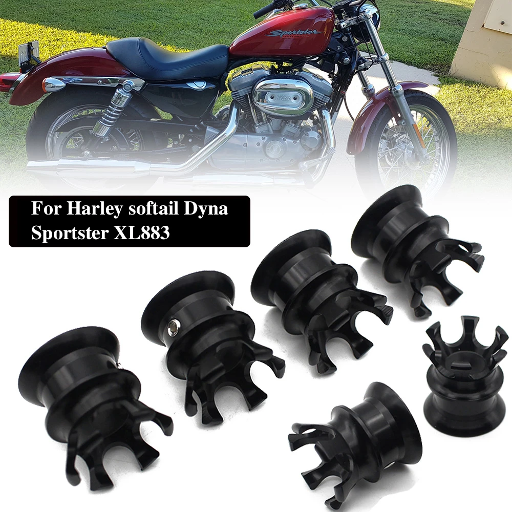 For Harley Softail Dyna Sportster XL883 XL1200 CNC Motorcycle Head Bolt Topper Cover Cap Engine Cover Trim