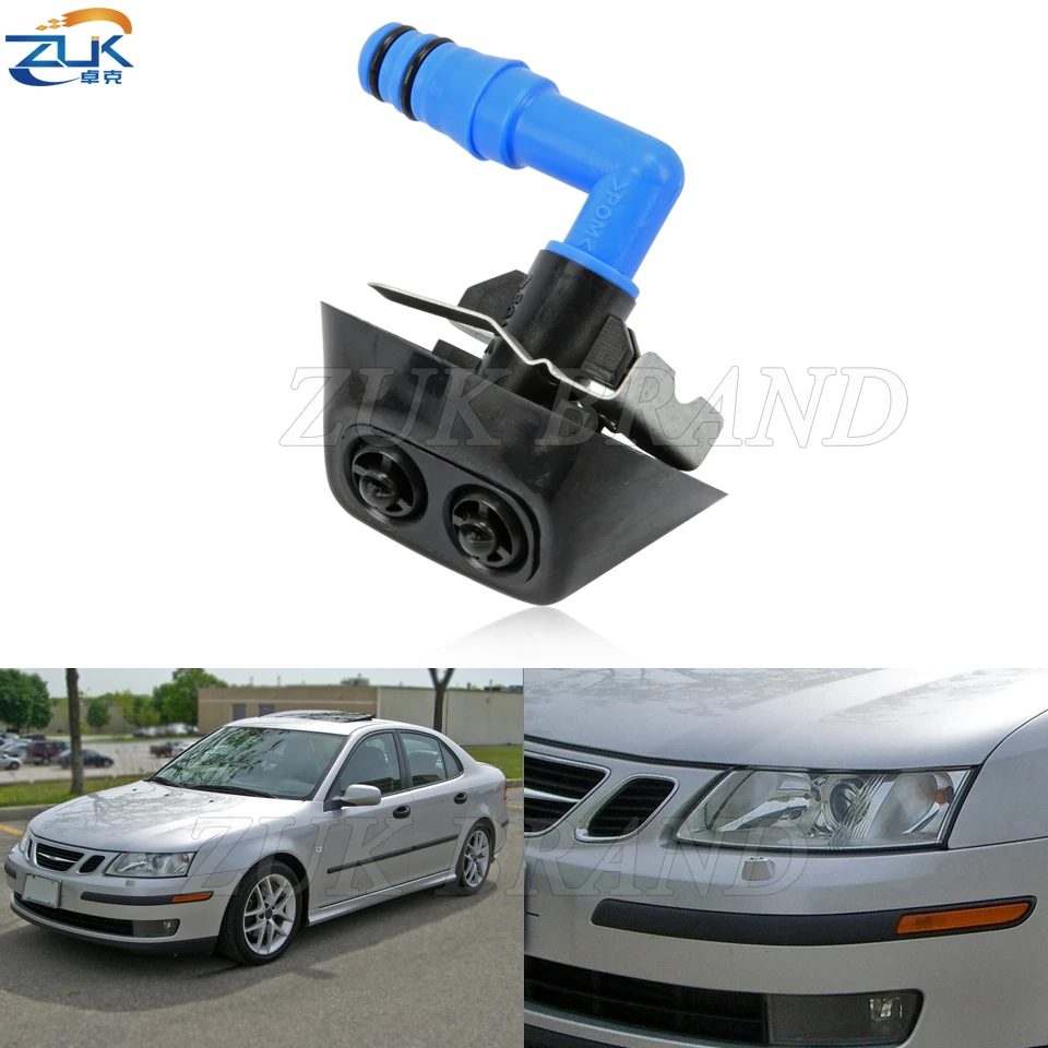 Car Front Bumper Headlight Washer Nozzle Headlamp Sprayer Head Light