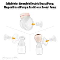 3PCS Breast Milk Pump Flange Inserts Breast Shield Converter Practical Breast Pump Replacement 17mm 19mm 21mm 2