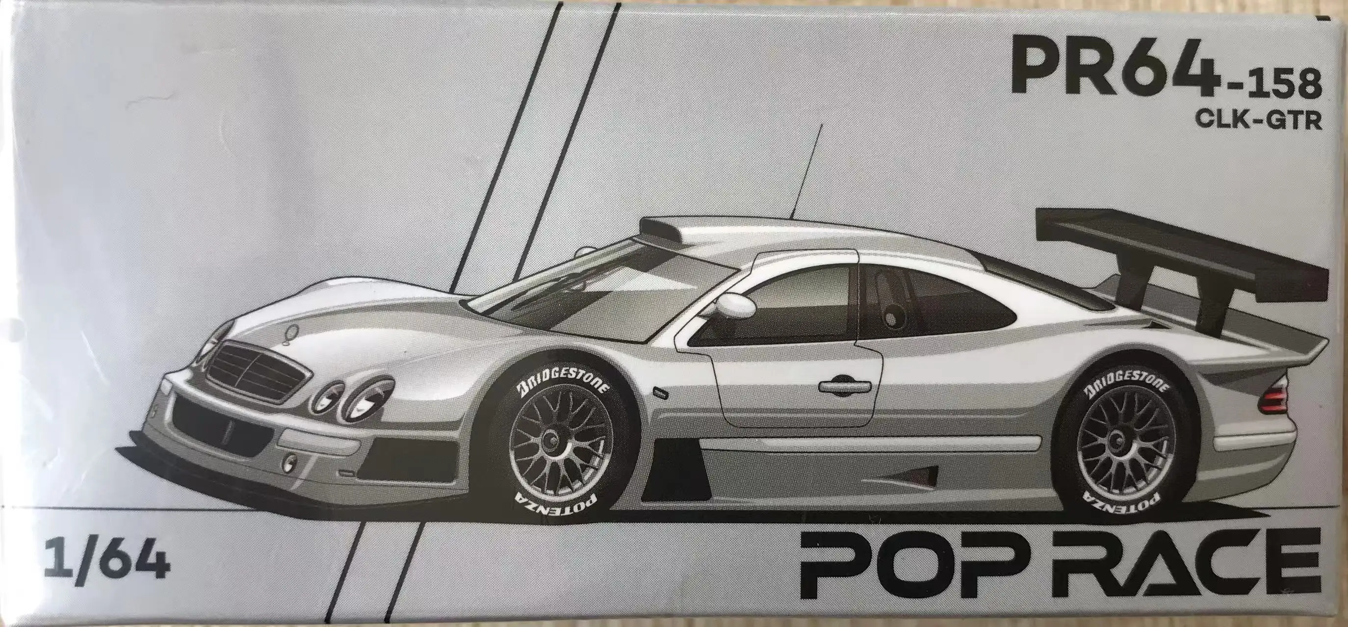 Toy Car XCARTOYS PopRace CLK-GTR 1:64 (Metal & Plastic Parts) S25