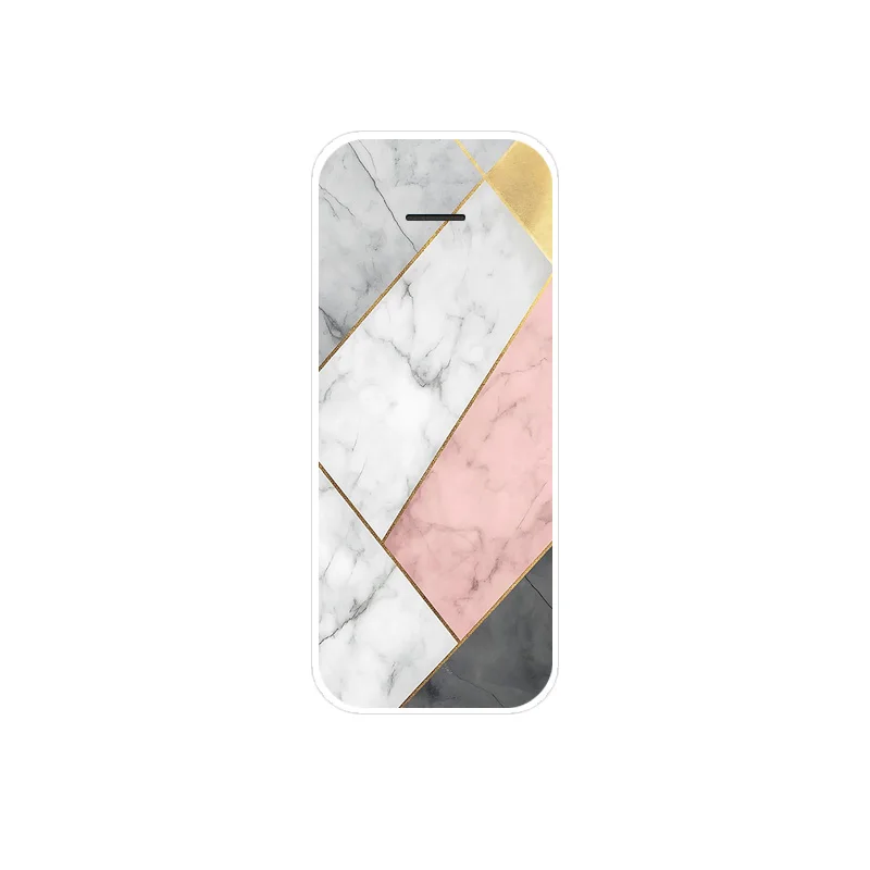 Luxury Marble Painted Clear Silicone Case - Soft Protective Cover