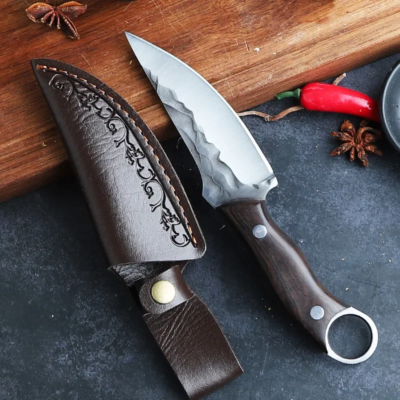 Stainless Steel Boning Knife Meat Cleaver Slicing Knife Fish Knife Household Fruit Knife Barbecue Knife Cooking Tools