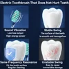 Sonic Electric Adult Toothbrush Rechargeable With 4 Replacement Brush Heads 5 Modes and 3 Intensity 2 Minute Intelligent Timer 5