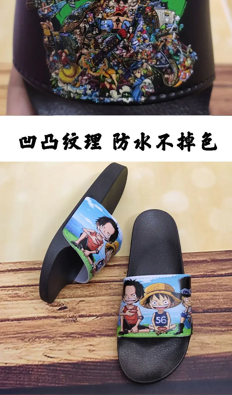 Luffy Non-Slip Sandals, Sola Grossa, Chinelos De Casa, Calçado De Banheiro,  Sandália De Praia, Verão, Frete Grátis, 1 Pc - AliExpress