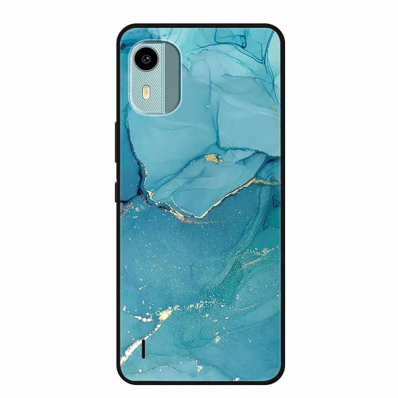 Marble Soft Silicone TPU Phone Back Cover Case - Stylish Protective Bumper