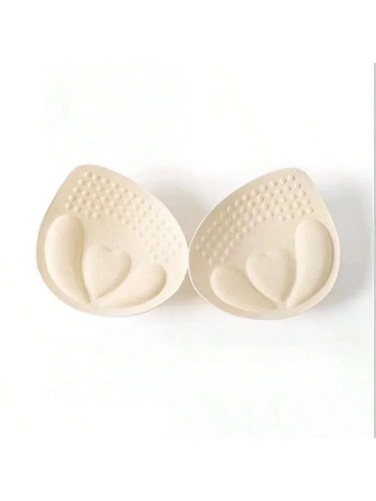 1pair Thickened 4cm Underwear Cup, Small Breast Padding, Removable And Washable Push-up Breast Pad Inserts To Increase Padding,