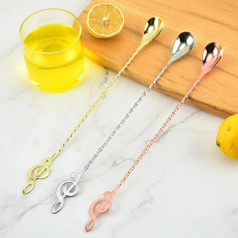 

Musical Note Coffee Spoon Stirring Spoon Music Bar Spoon Dessert Spoon Ice Spoon Drop shipping