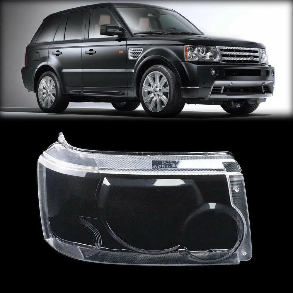 

Car Front Headlight Cover Transparent Lampshade Lamp Shell Replacement Parts for Land Rover Range Rover Sport 2006-2009