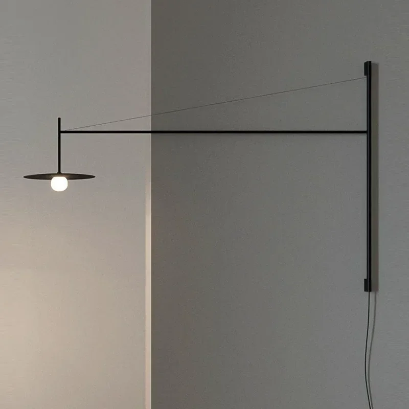 Nordic Led Wall Lamp Background Wall Light Corridor Long Rocker Arm Adjustable Wall Light Living Room Deocration Bathroom Light 2