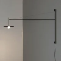 Nordic Led Wall Lamp Background Wall Light Corridor Long Rocker Arm Adjustable Wall Light Living Room Deocration Bathroom Light 2