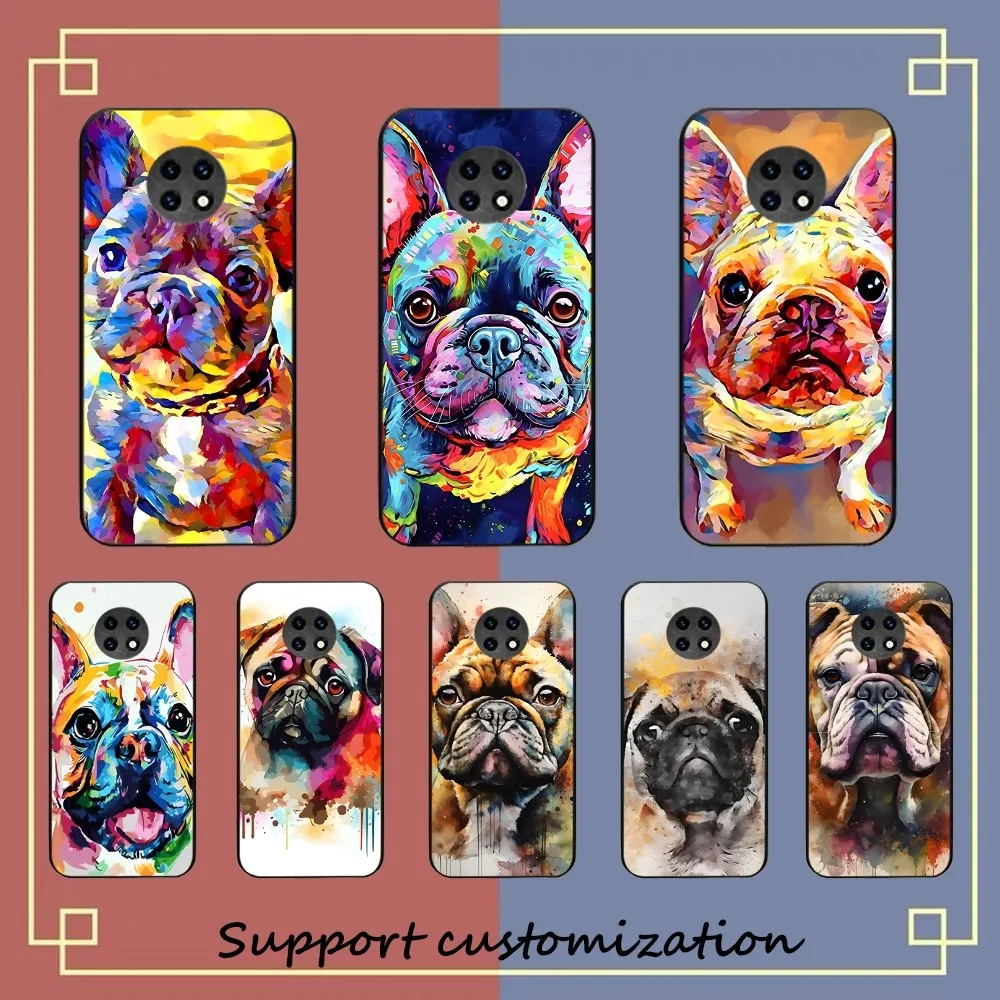 Custodia Per Telefono Bulldog Francese Per Samsung S 20 21 22 23 Plus Ultra Per Redmi Note 8 9 10 11 Per Huawei Y 5 6 9