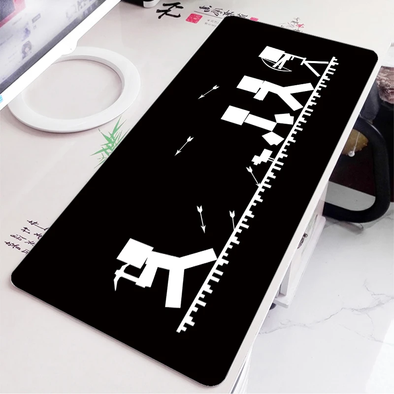 

Gamer MC XXL Large Gaming Pixel White Black Mouse Pad Computer Laptop Non-slip Office Keyboard Desk Mat Mousepad 900x400 600x300