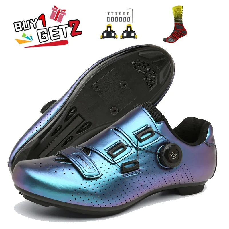 

Cycling Sneaker Mtb Men Self-Locking Cleats Racing Road Bike Shoes Speed Flat Sneakers Women Bicycle SPD Mountain Cycling Shoes