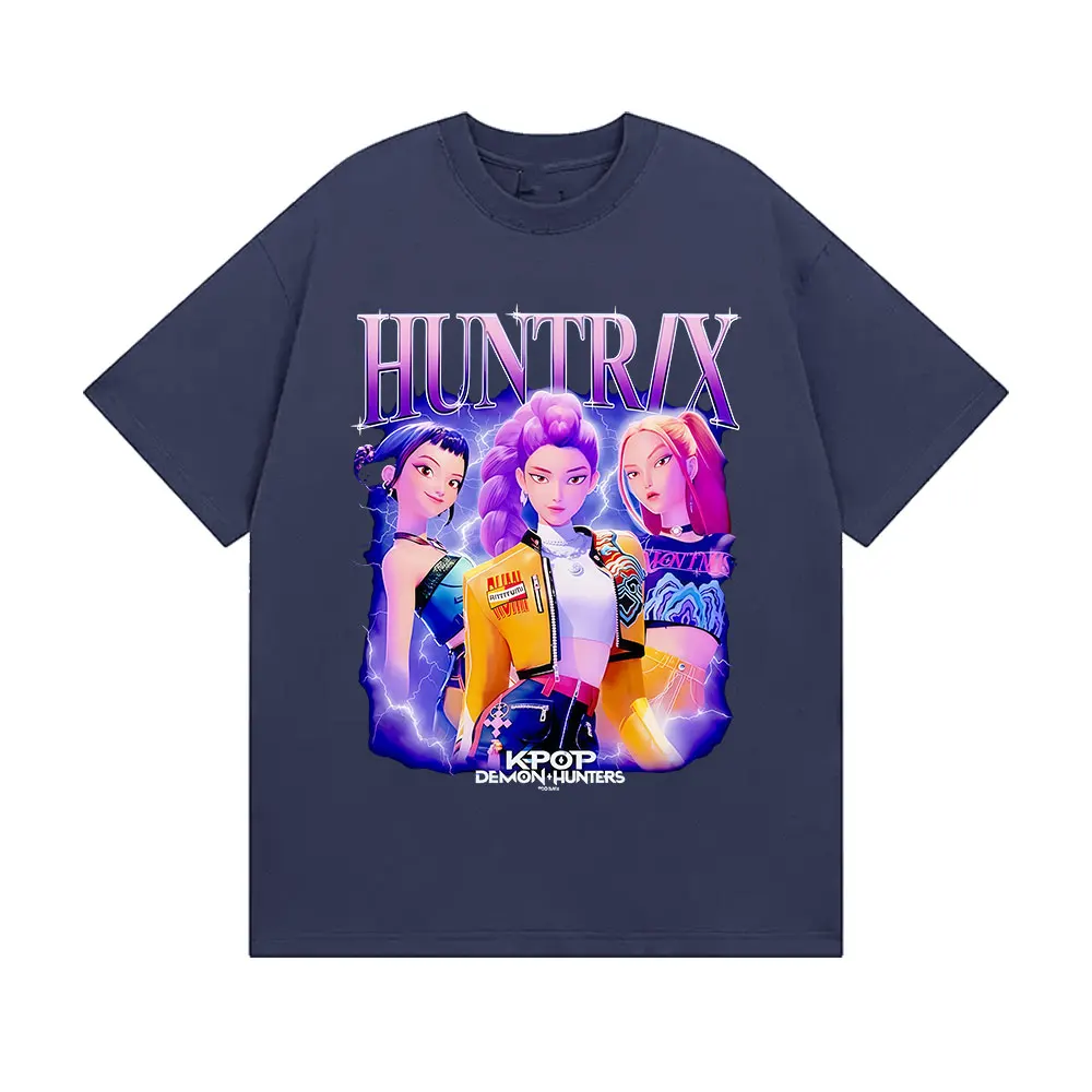 T-shirt Kpop Demon Hunters – Design Officiel Huntrix Huntr/X Billboard Poster