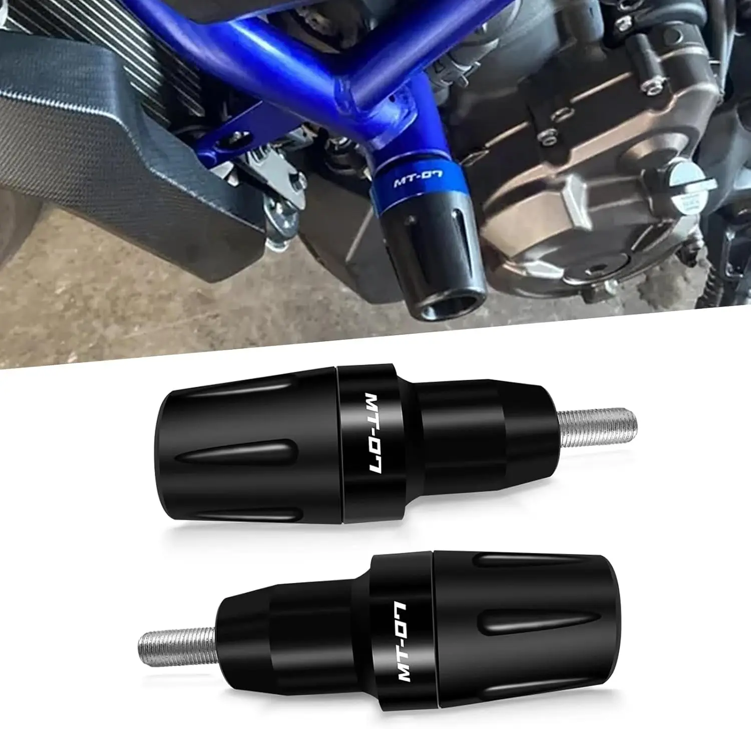 MT07 mt07 Tracer 700 Tracer 700 GT 7 FZ07 2014-2023 2024 2025 2026 액세서리 낙하 방지 장비 낙하 방지 블록 프레임 슬라이드