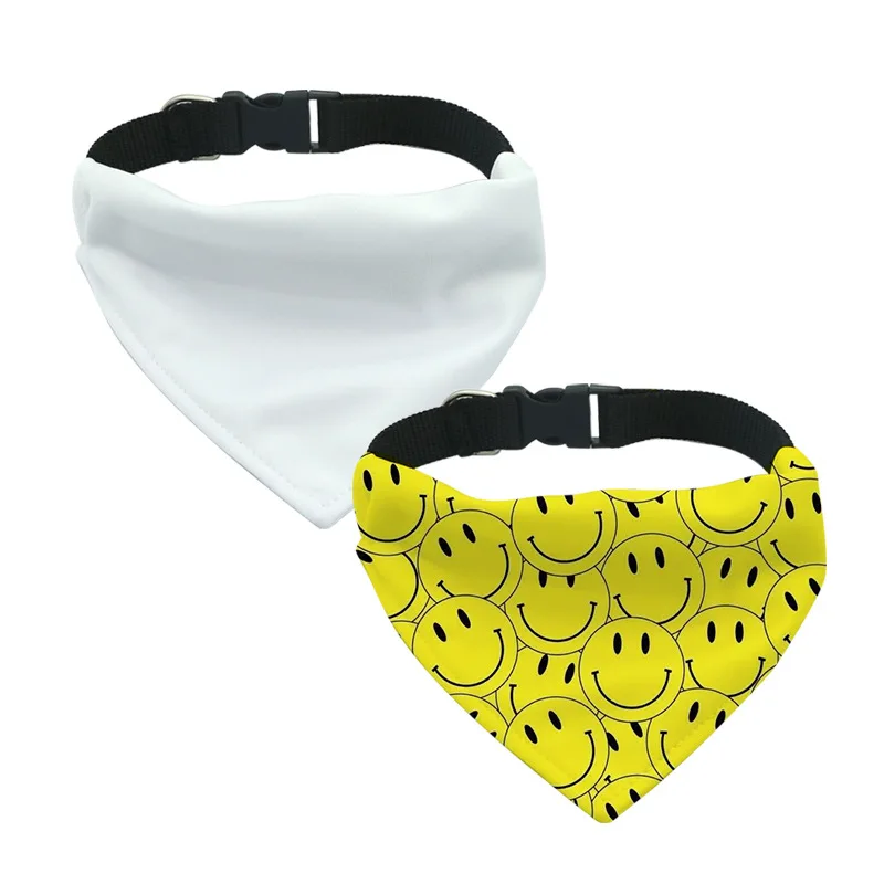 Title 7, 10pcs/set Pet Scarf Dog Bandana Blank For Subli...