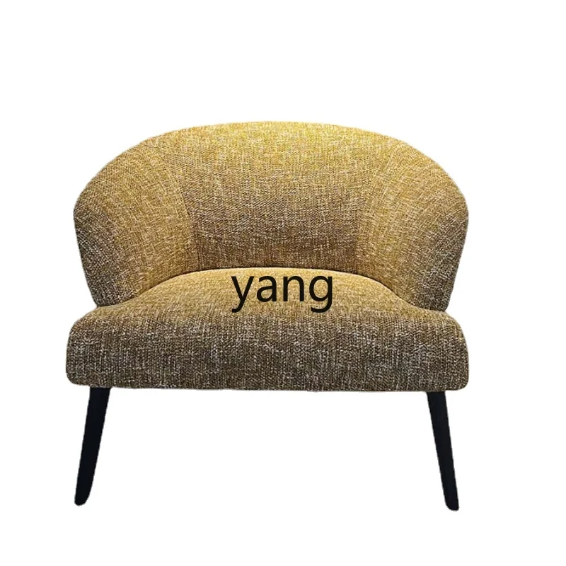 

Yjq Minimalist High-End Fabric Couch Designer Leisure Chair Household Light Luxury Single Sofa