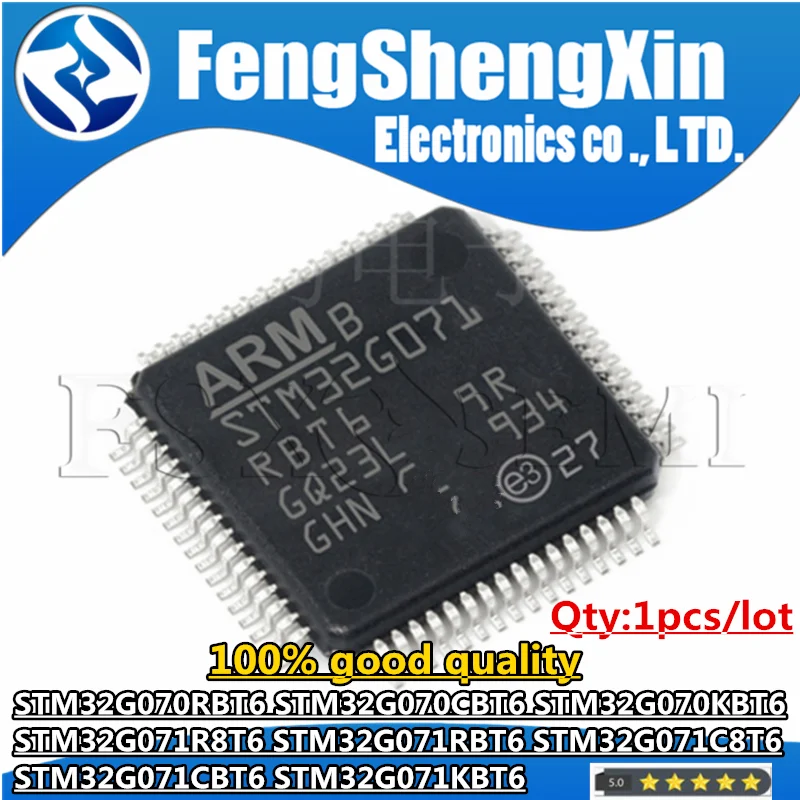 

1pcs STM32G070RBT6 STM32G070CBT6 STM32G070KBT6 STM32G071R8T6 STM32G071RBT6 STM32G071C8T6 STM32G071CBT6 STM32G071KBT6 QFP Chips