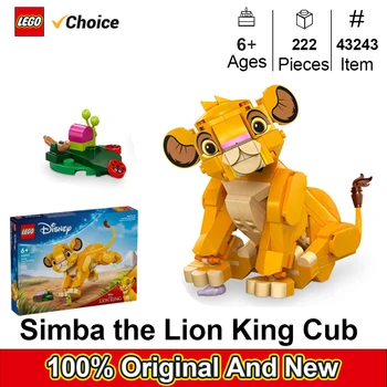 LEGO 43243  Simba the Lion King as Cub, Buildable Toy for Kids , Fun Role Play Gift for Girls and Boys from 6 Years 222PCS