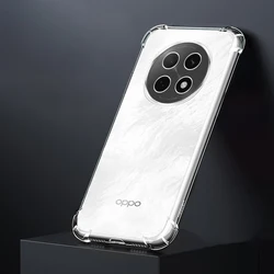 Premium Soft Silicone Phone Case - High-Quality Airbag Protective Back Cover for OPPO A5 Pro (Clear)