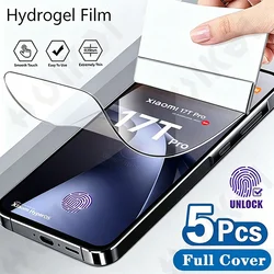 5 - Pack Hydrogel Transparent Soft TPU Screen Protectors for Xiaomi Poco F8 Pro (5 Pcs)