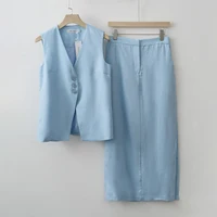2025 Women Casual Summer Vest Skirt Sets - Image 5