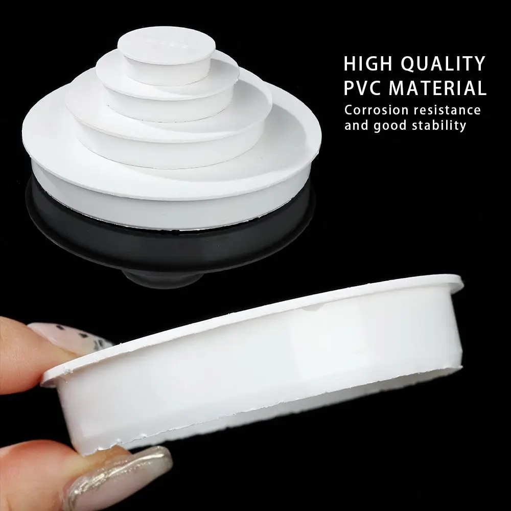 3/5/10pcs PVC Pipe Cap Decor Cover Fall Tube Insert Plugs Water Stop Hose End Connectors Hardware Fitting