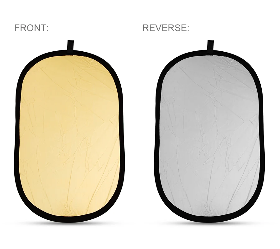 2in1 150x200cm Gold and Silver Oval Multi-Disc Reflector Collapsible Photography