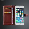 Card Holder Cover Leather Case for Apple iPhone 5 5s SE 5C 4 4s Pu Leather Flip Cover Retro Wallet Case Business Fundas Coque 4