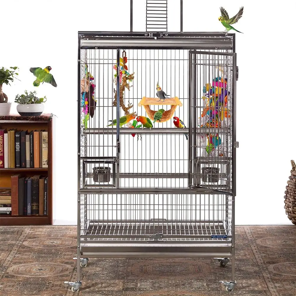 Pet Hanging Hammock Warm Nest Bed Removable Washable Bird Cage Perch For Parrot Hamster