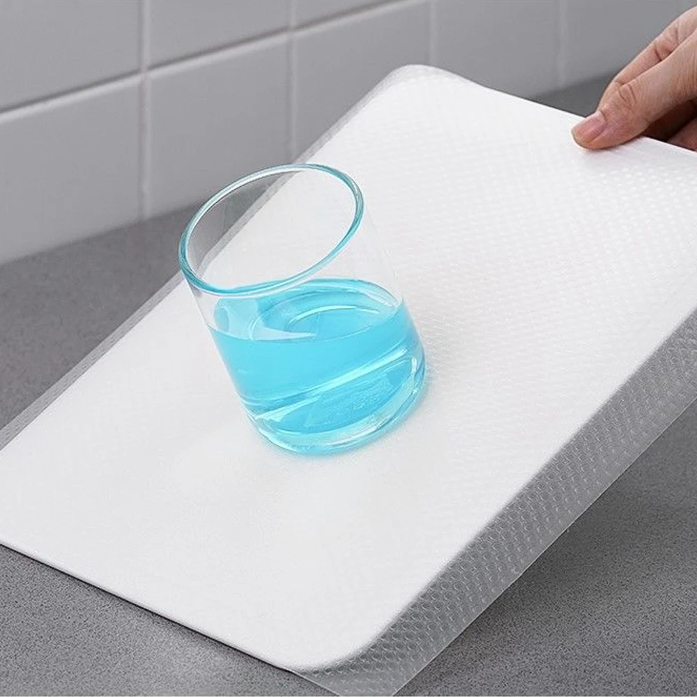 EVA Cabinet Mat Cabinet Liner Reusable Drawer Liners Non-slip Refrigerator Mat Fridge Waterproof Moisture-proof Drawer